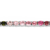 Genuine Tourmaline Tennis Bracelet