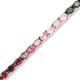 Genuine Tourmaline Tennis Bracelet