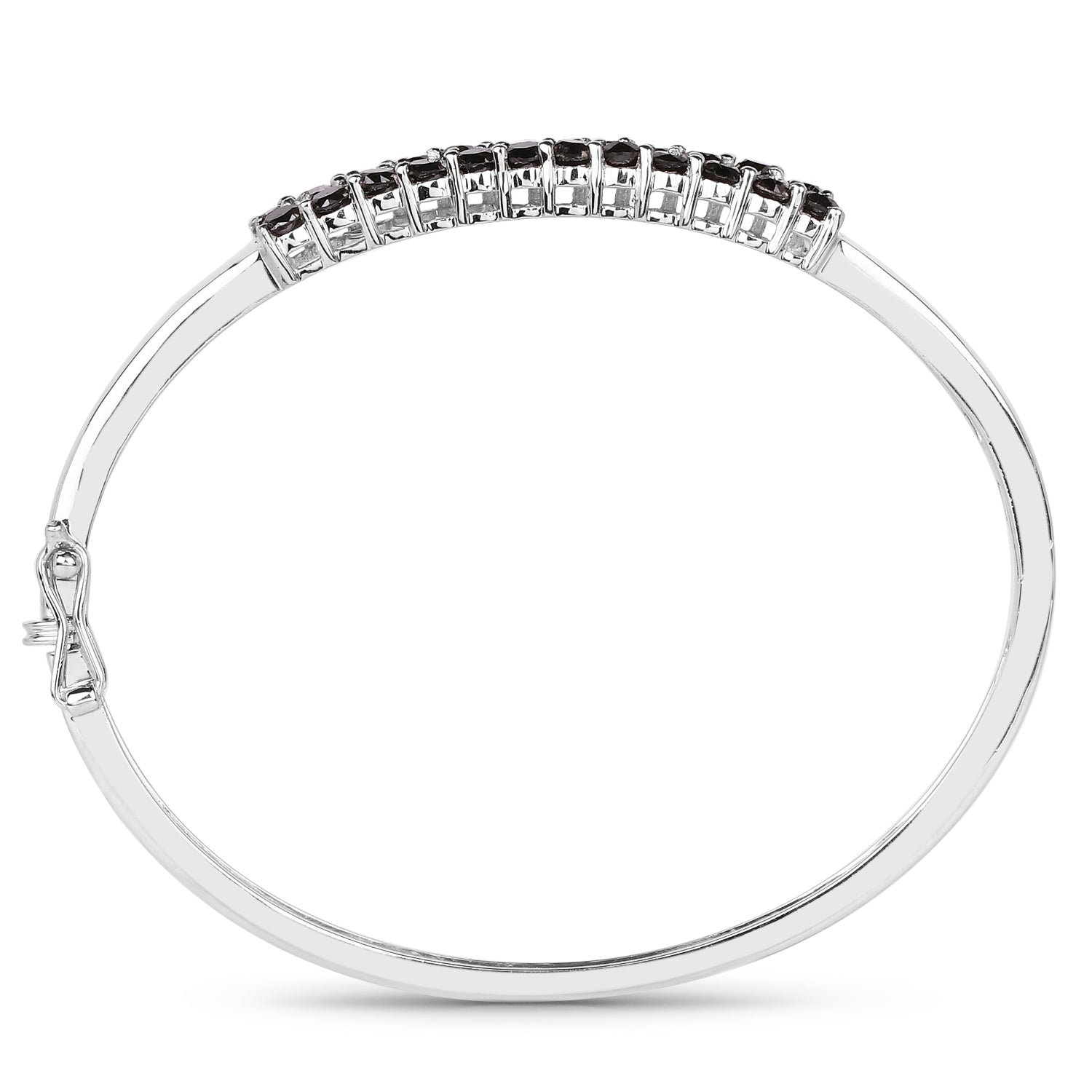 Natural Black Diamond Bangle