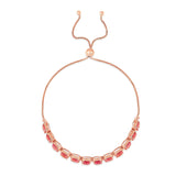Pink Orange Padparadscha Sapphire jewelry, fine color jewelry, fine gemstone jewelry, adjustable bracelet, fine jewelry online, elegant bracelet for women