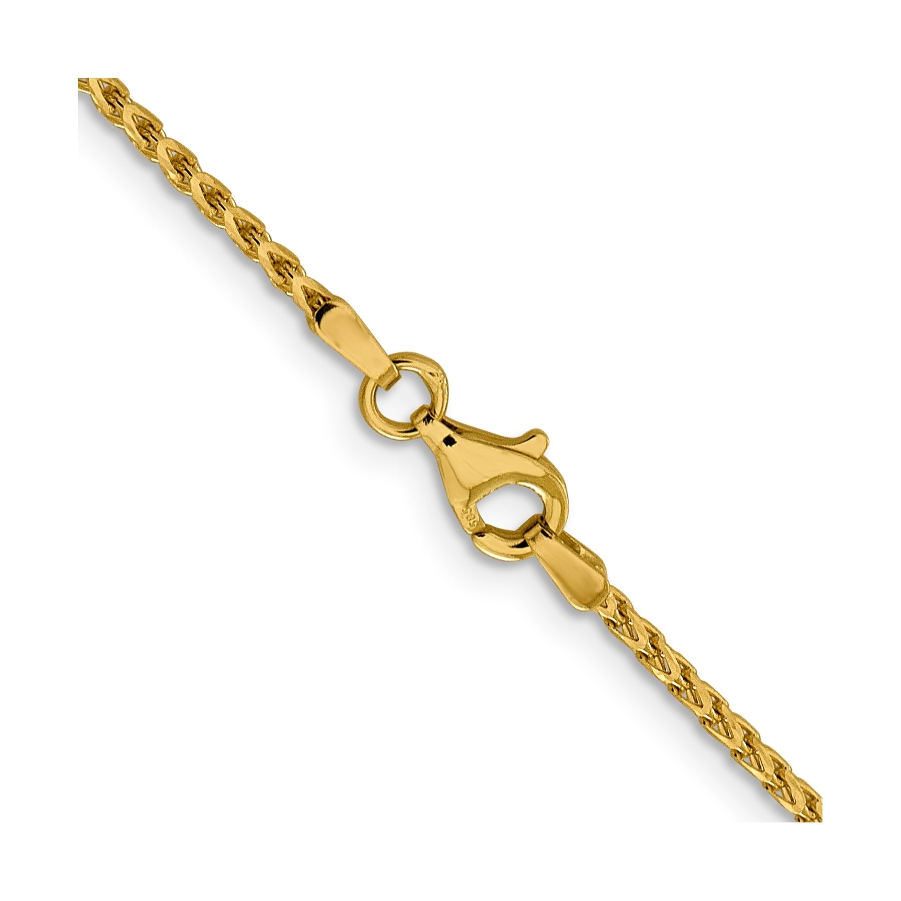 20-inch 14K Yellow Gold Open Franco Chain