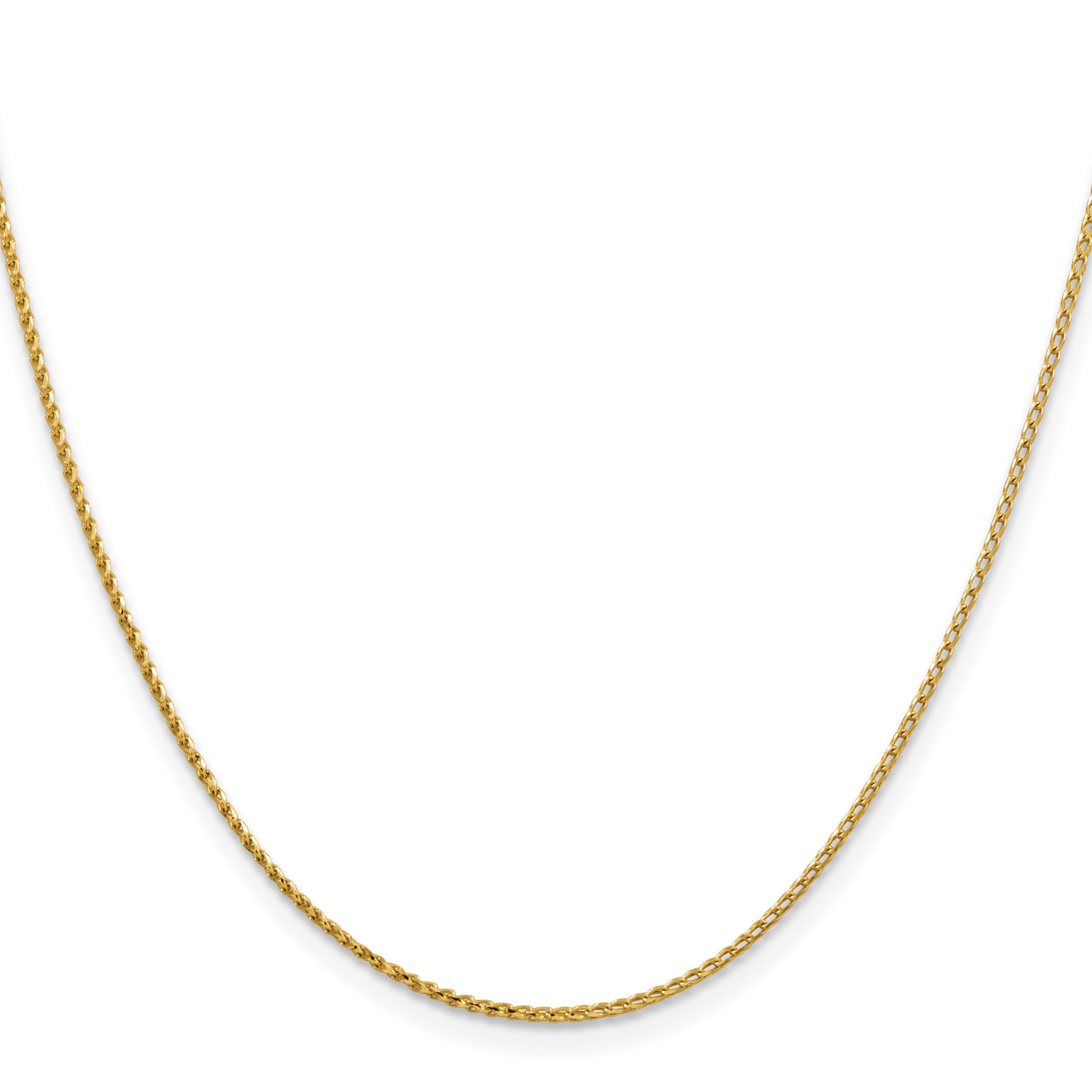 14K Yellow Gold Open Franco Chain 20-inch