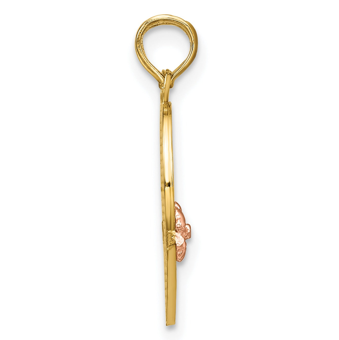 14k Gold  BIG SIS-LIL SIS Break-apart Heart Charm Pendant