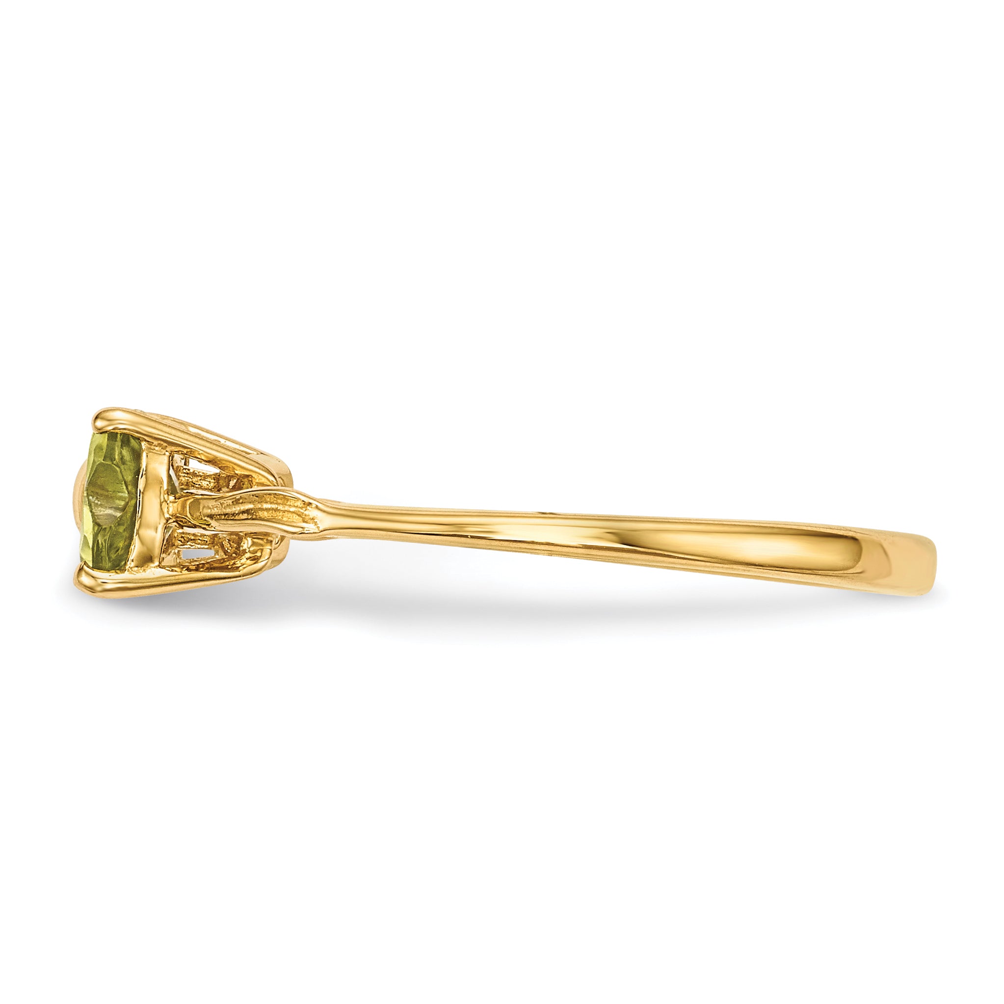 14k Yellow Gold Polished  Bow Ring
