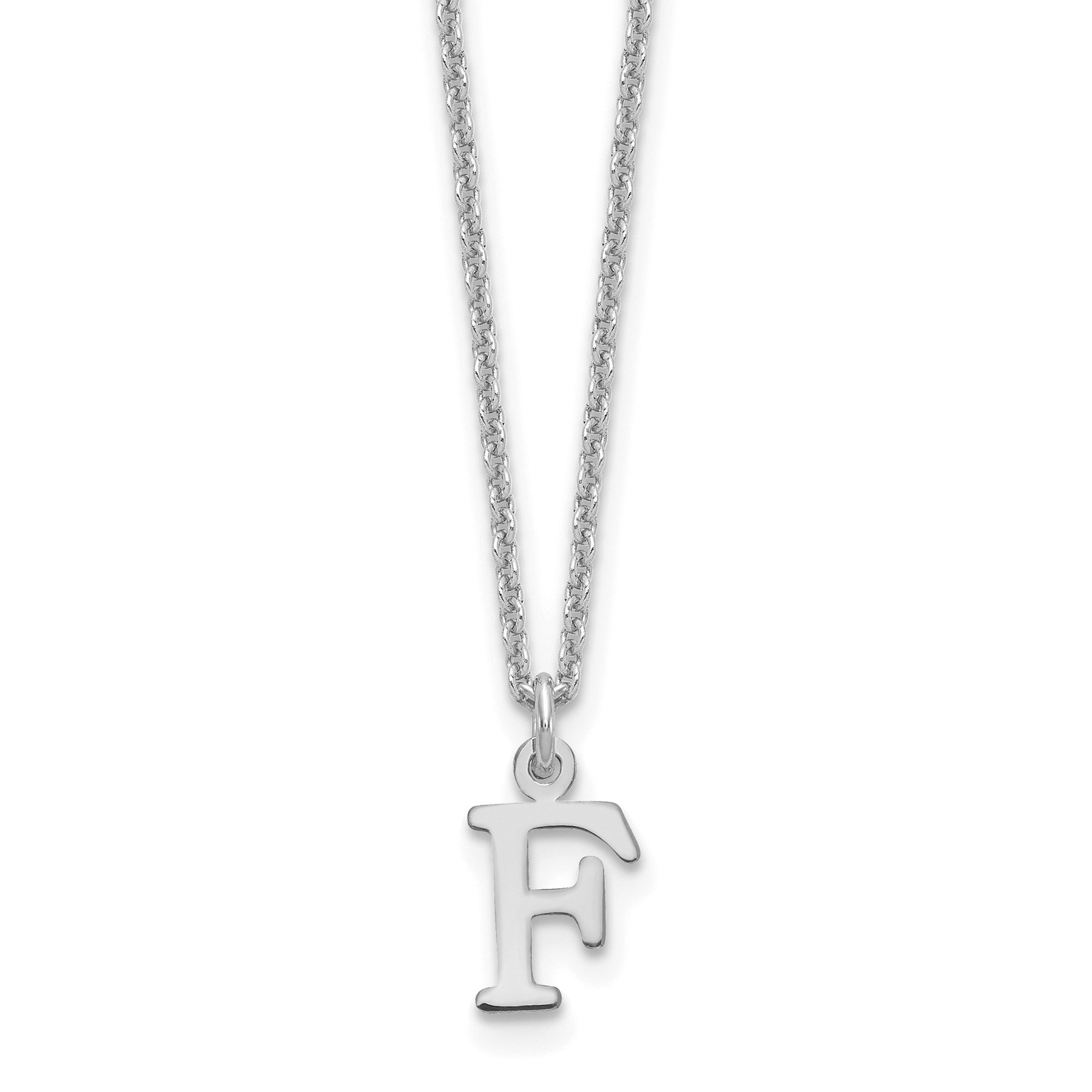 10K God Letters Initial Necklaces