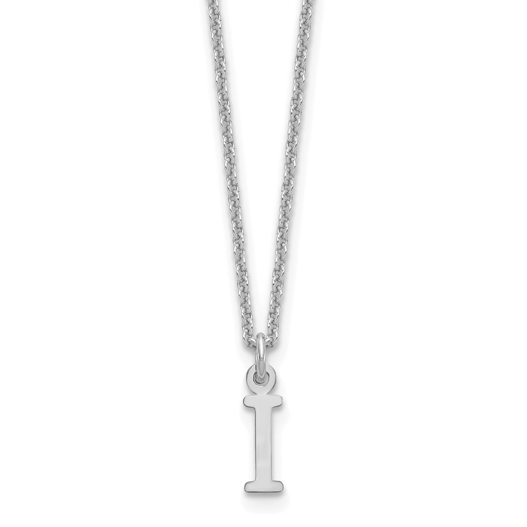 10K God Letters Initial Necklaces