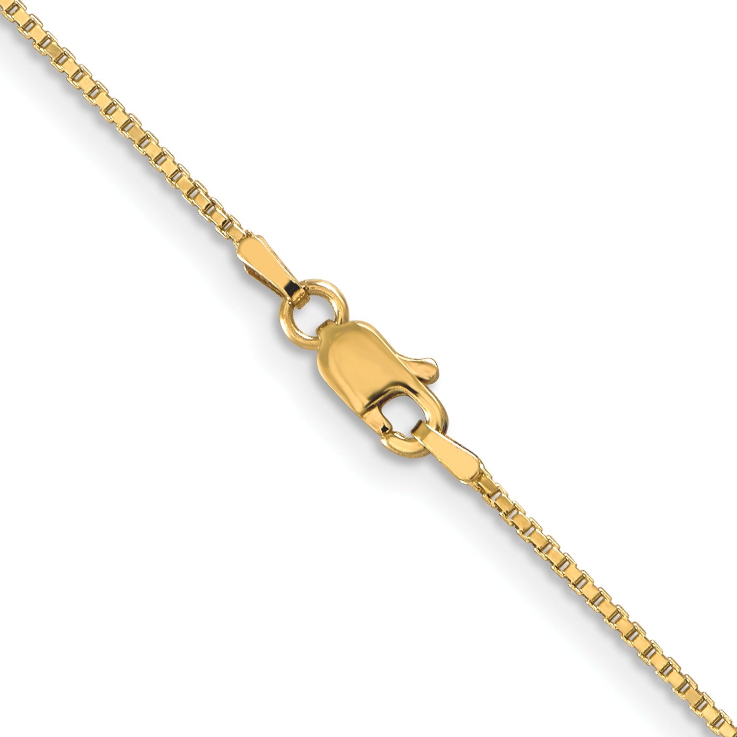 16 inch 10K Yellow Gold 1 mm Box Chain with Lobster Clasp