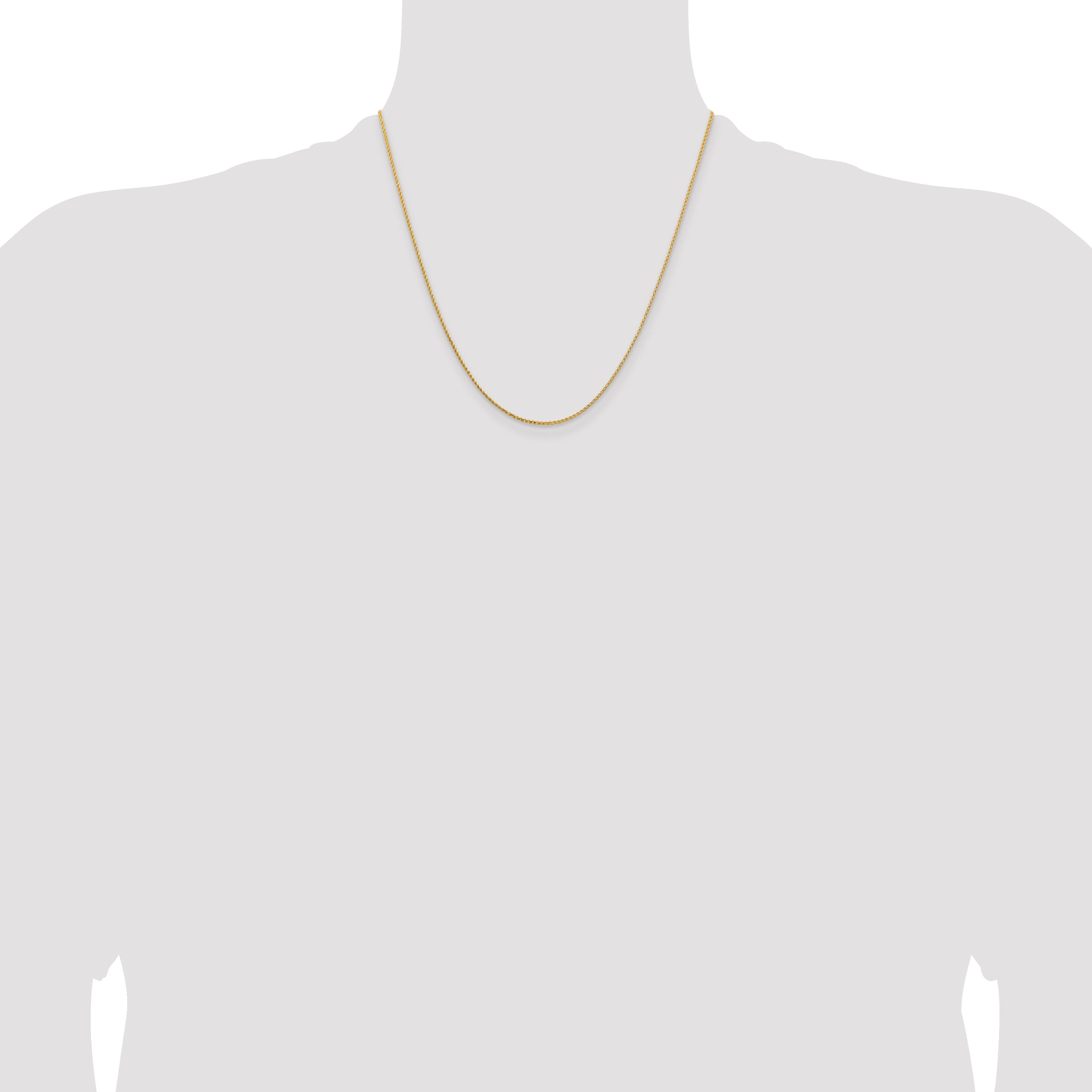 14K Yellow Gold Open Franco Chain 20-inch