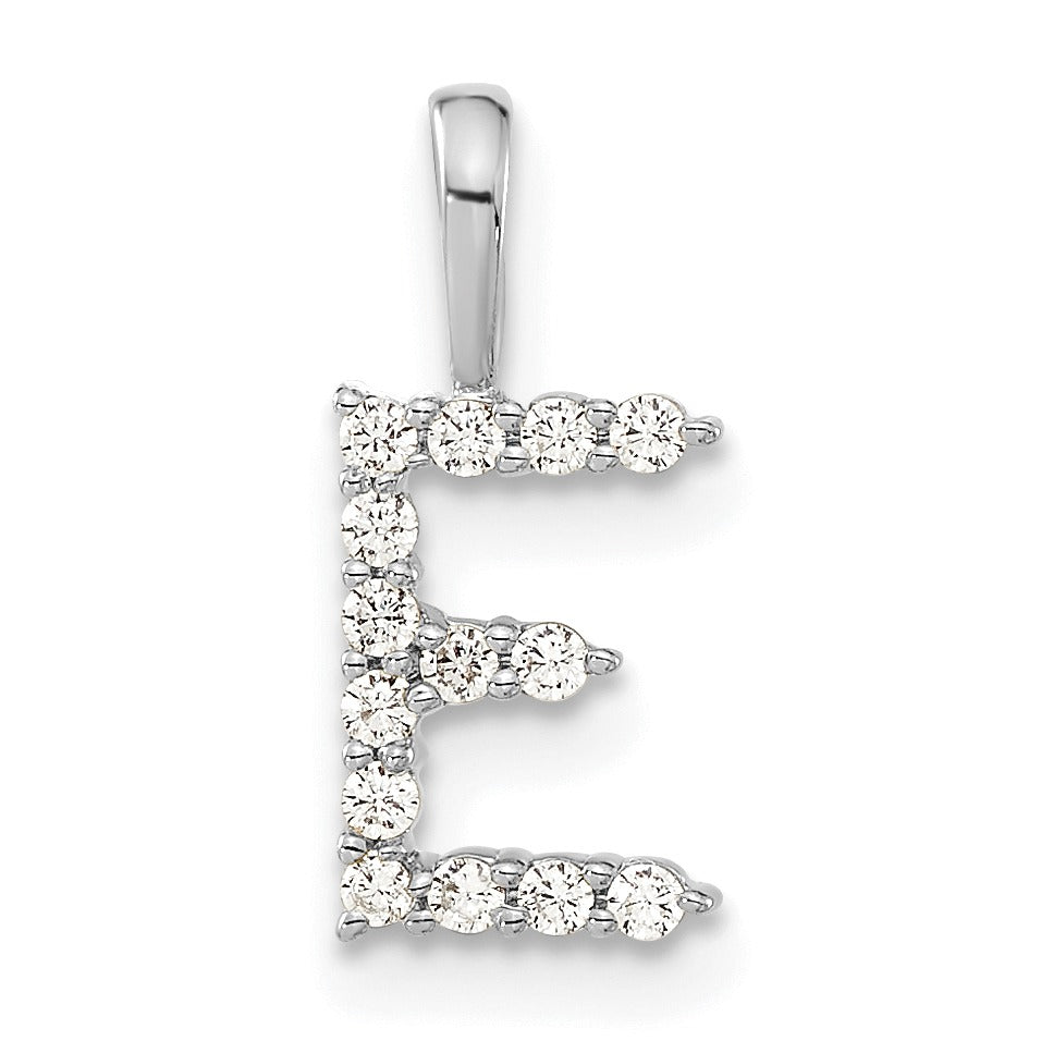 Lab Grown Diamond Initial Pave Pendants Fine Color Jewels