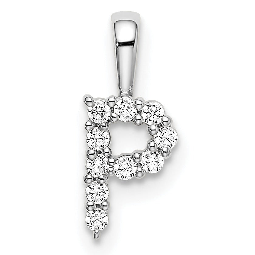 Lab Grown Diamond Initial Pave Pendants Fine Color Jewels