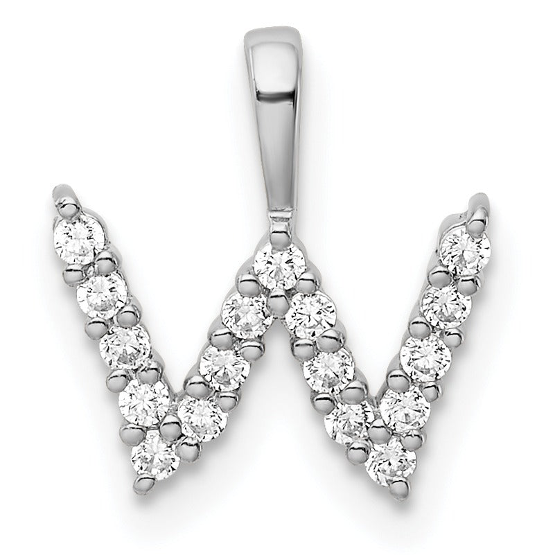 Lab Grown Diamond Initial Pave Pendants Fine Color Jewels