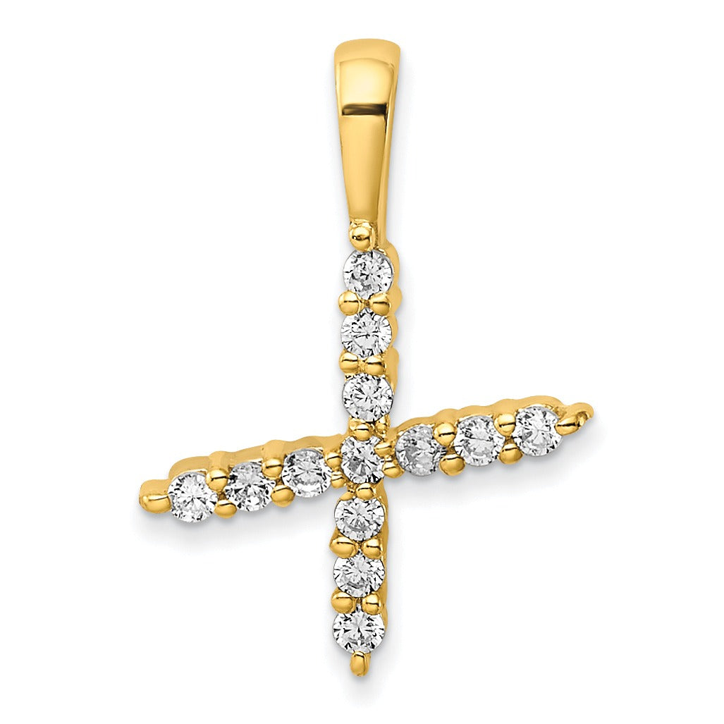 Lab Grown Diamond Initial Pave Pendants Fine Color Jewels