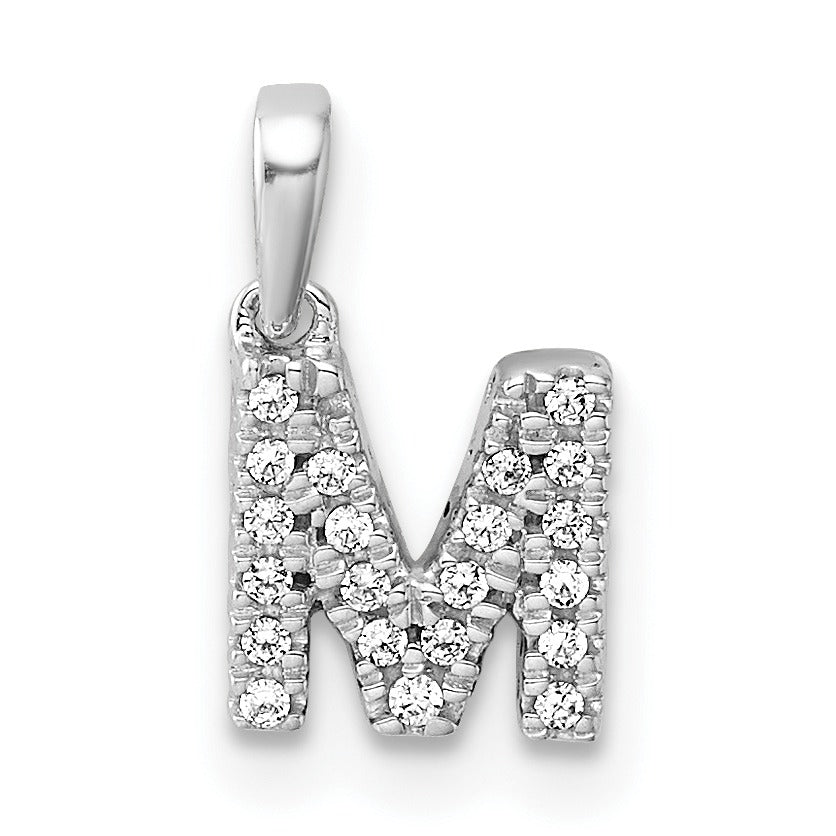 Natural Diamond Initials Bail Pendants Fine Color Jewels