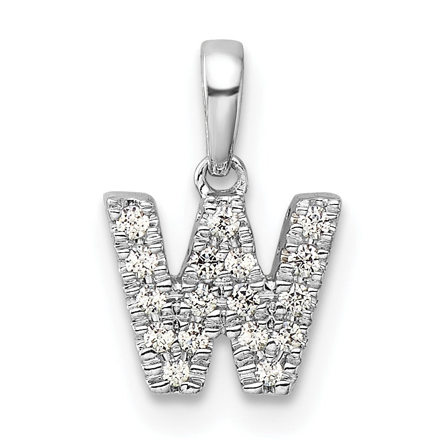 Natural Diamond Initials Bail Pendants Fine Color Jewels