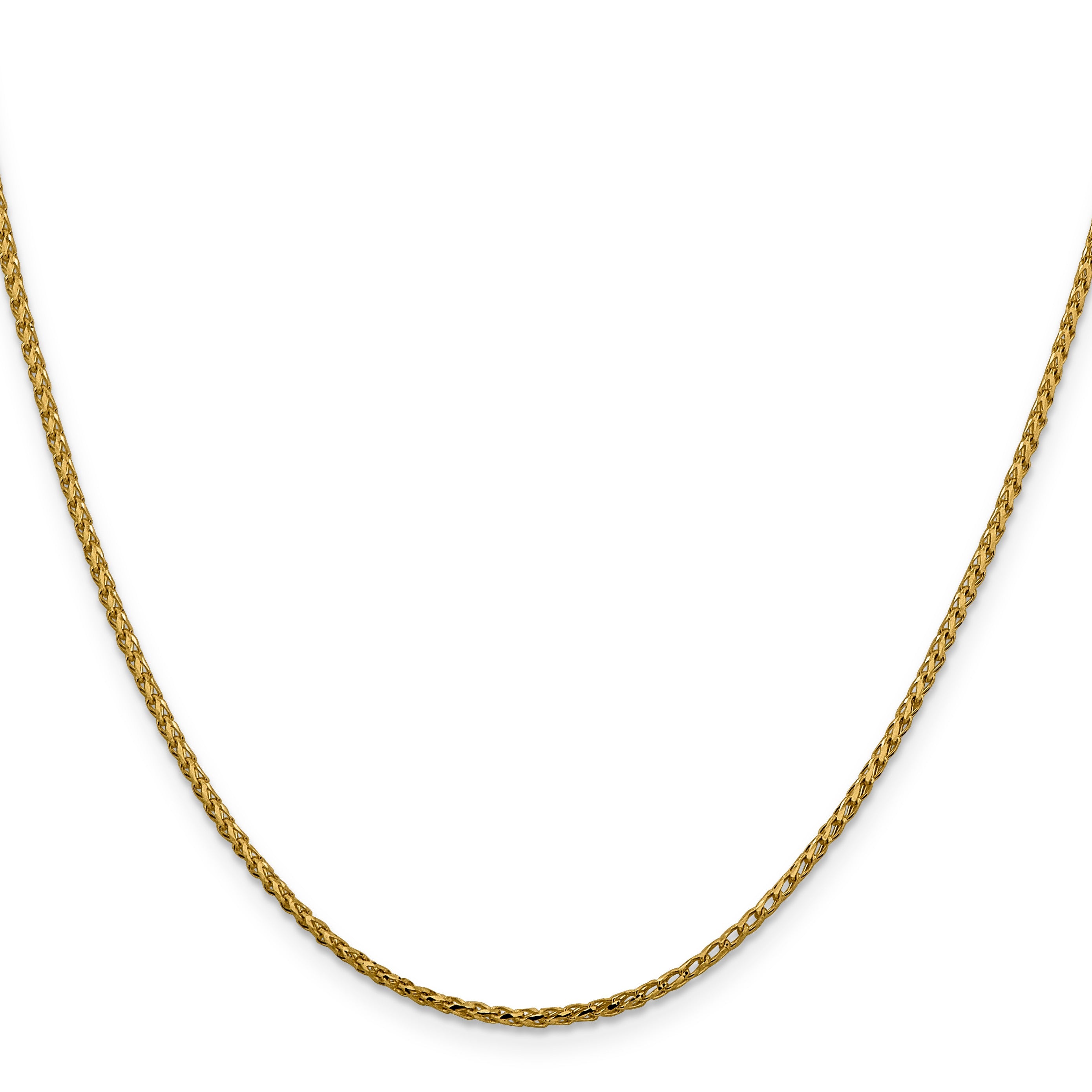 20-inch 14K Yellow Gold Open Franco Chain