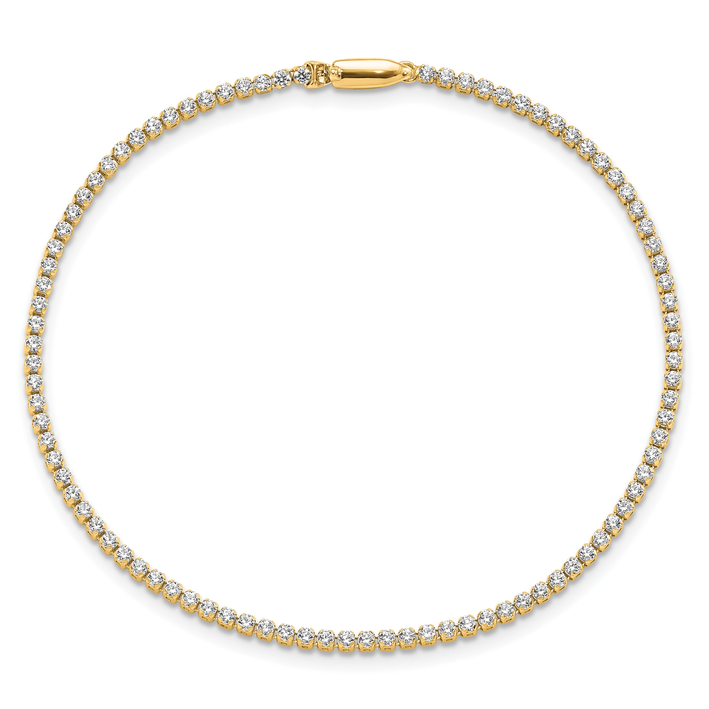 Lab Grown Diamond Tennis Bracelets 14k Gold