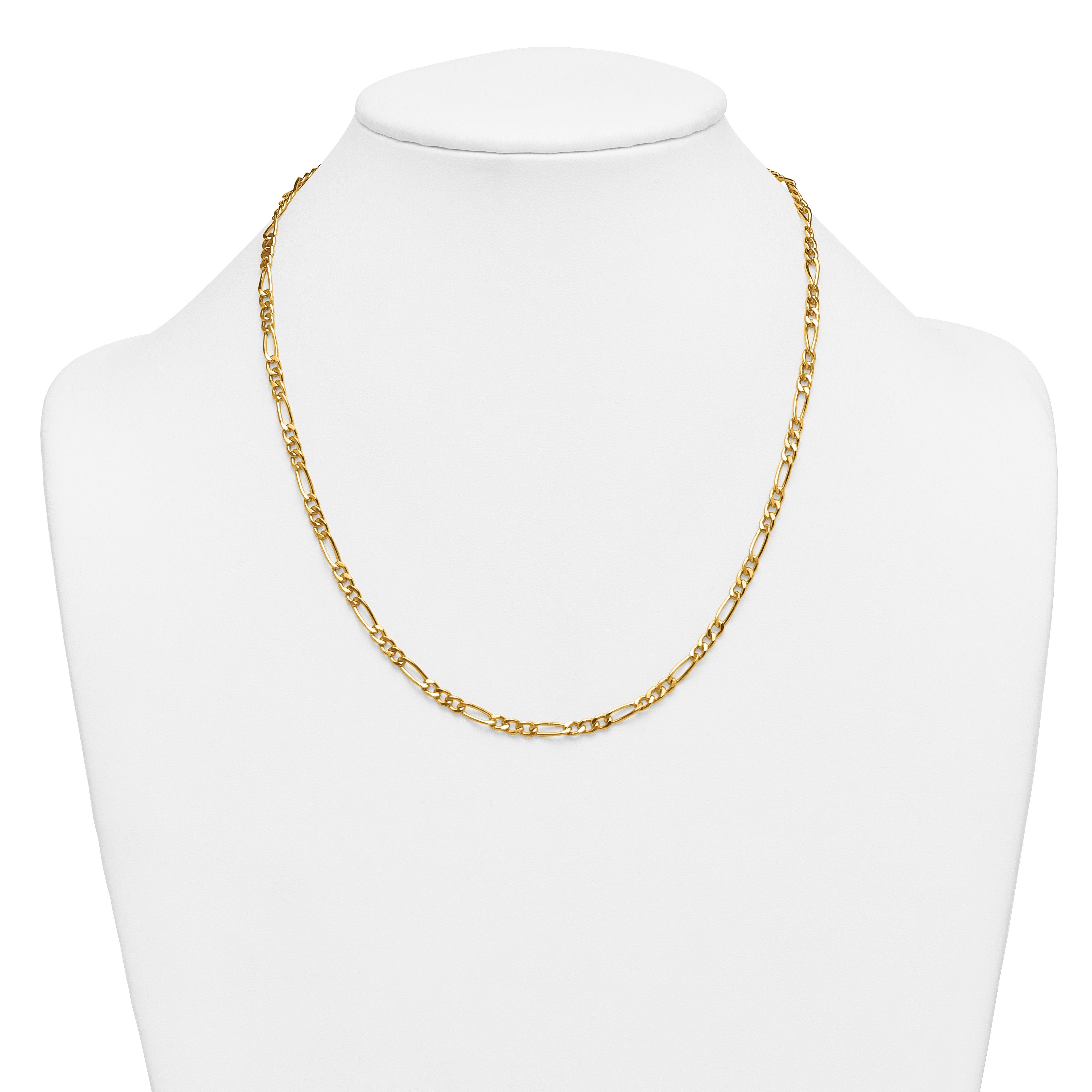 1/20 14K Yellow Gold Filled Figaro Chain