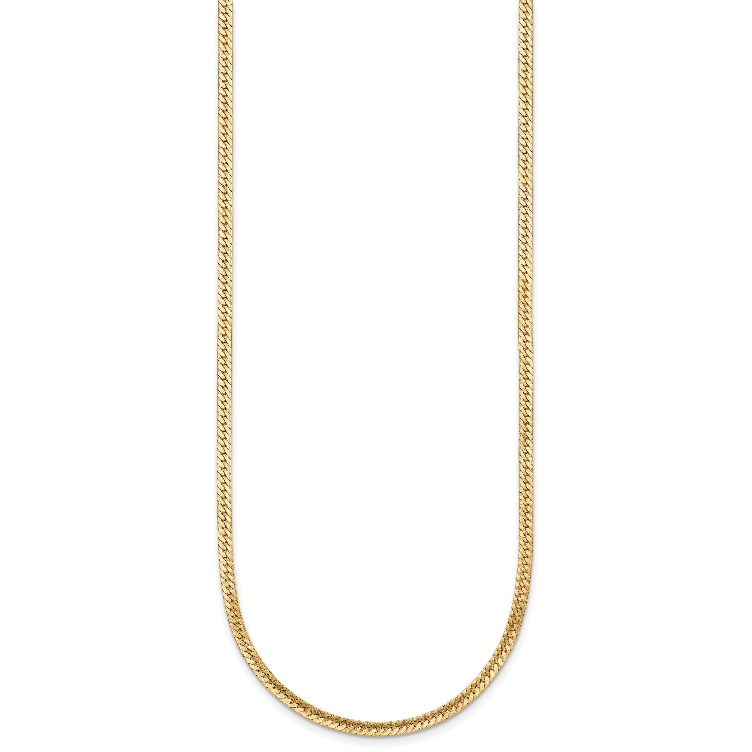 14K Yellow Gold Filled Herringbone Chain