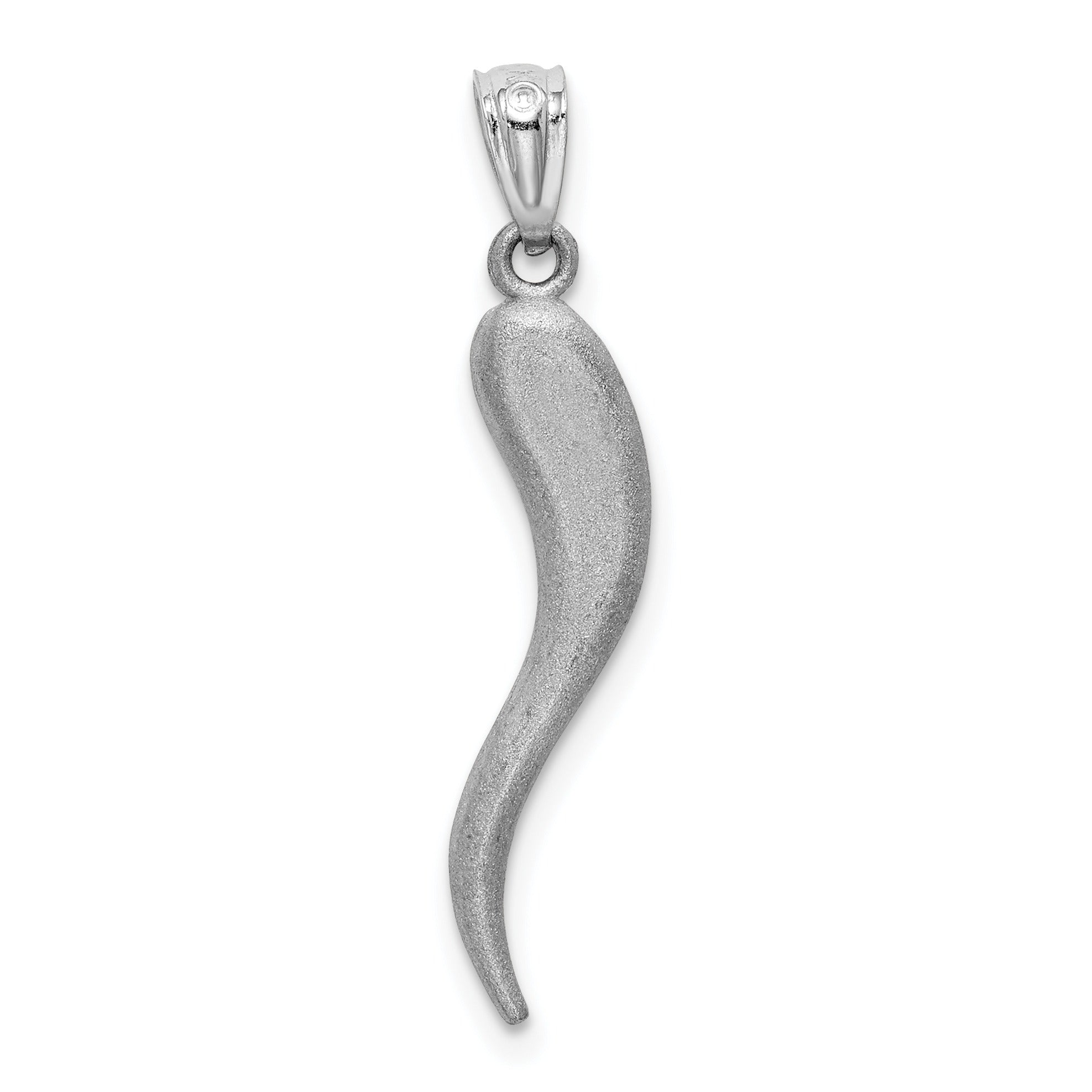 14k Gold Italian Horn Pendant