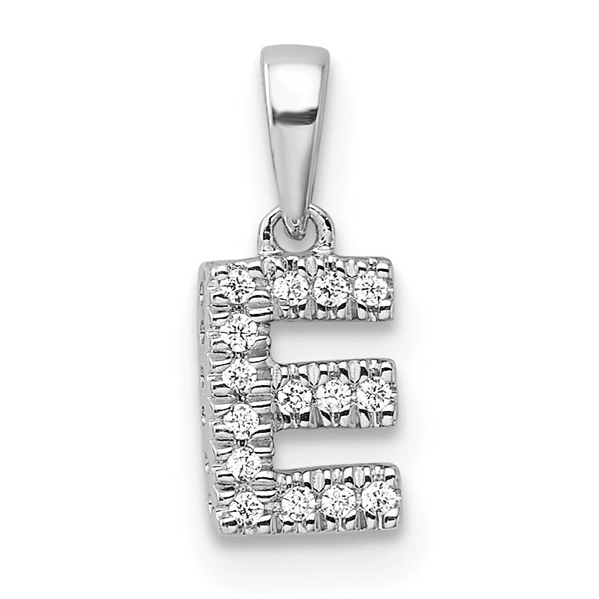 Natural Diamond Initials Bail Pendants Fine Color Jewels