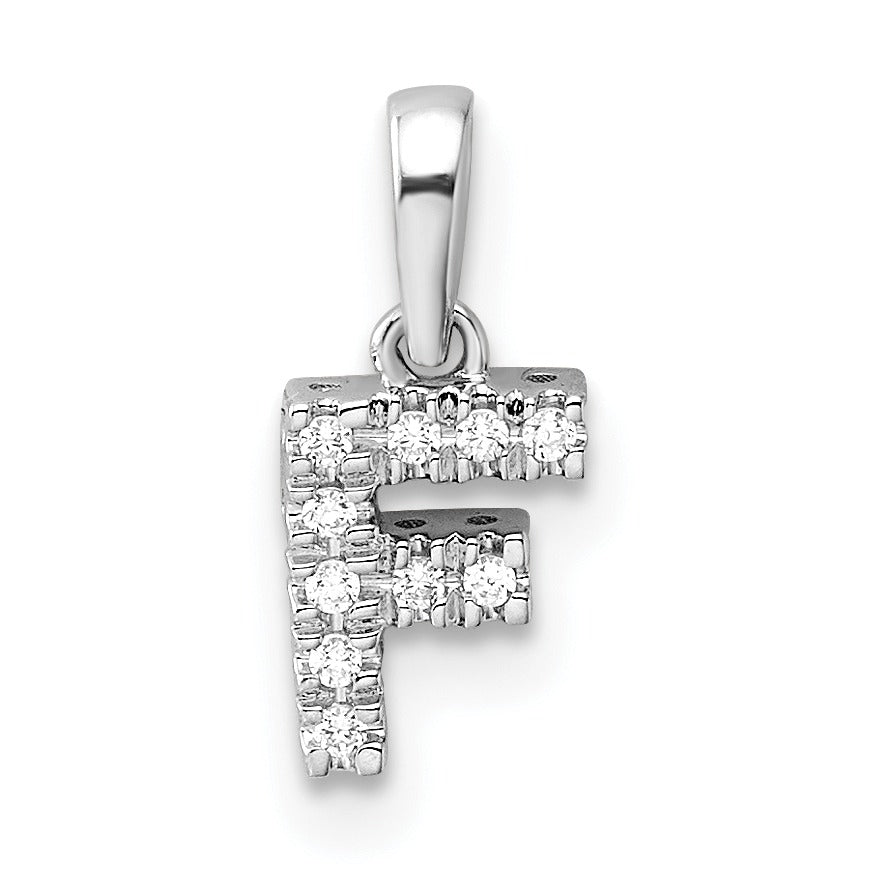 Natural Diamond Initials Bail Pendants Fine Color Jewels
