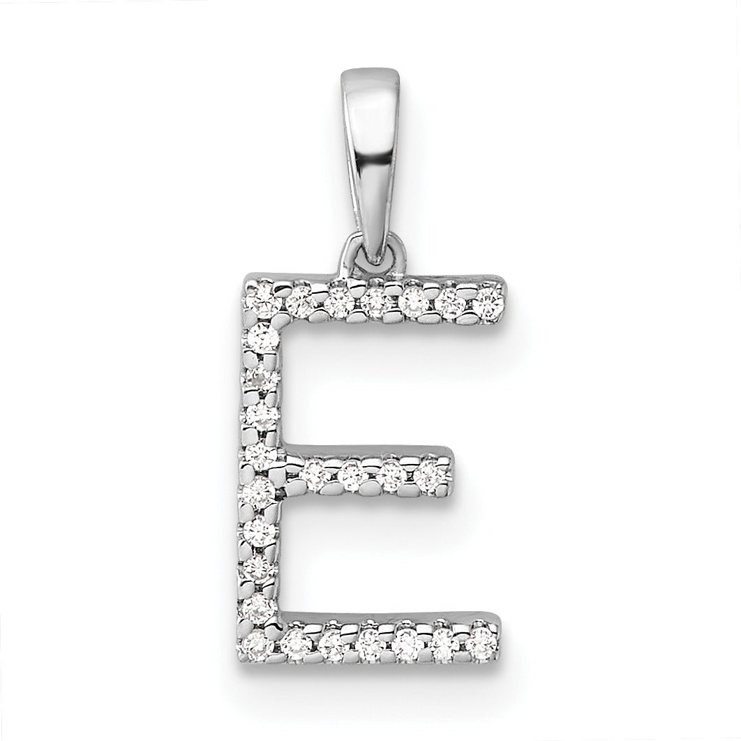 Diamond Initials 14k Gold Pendants