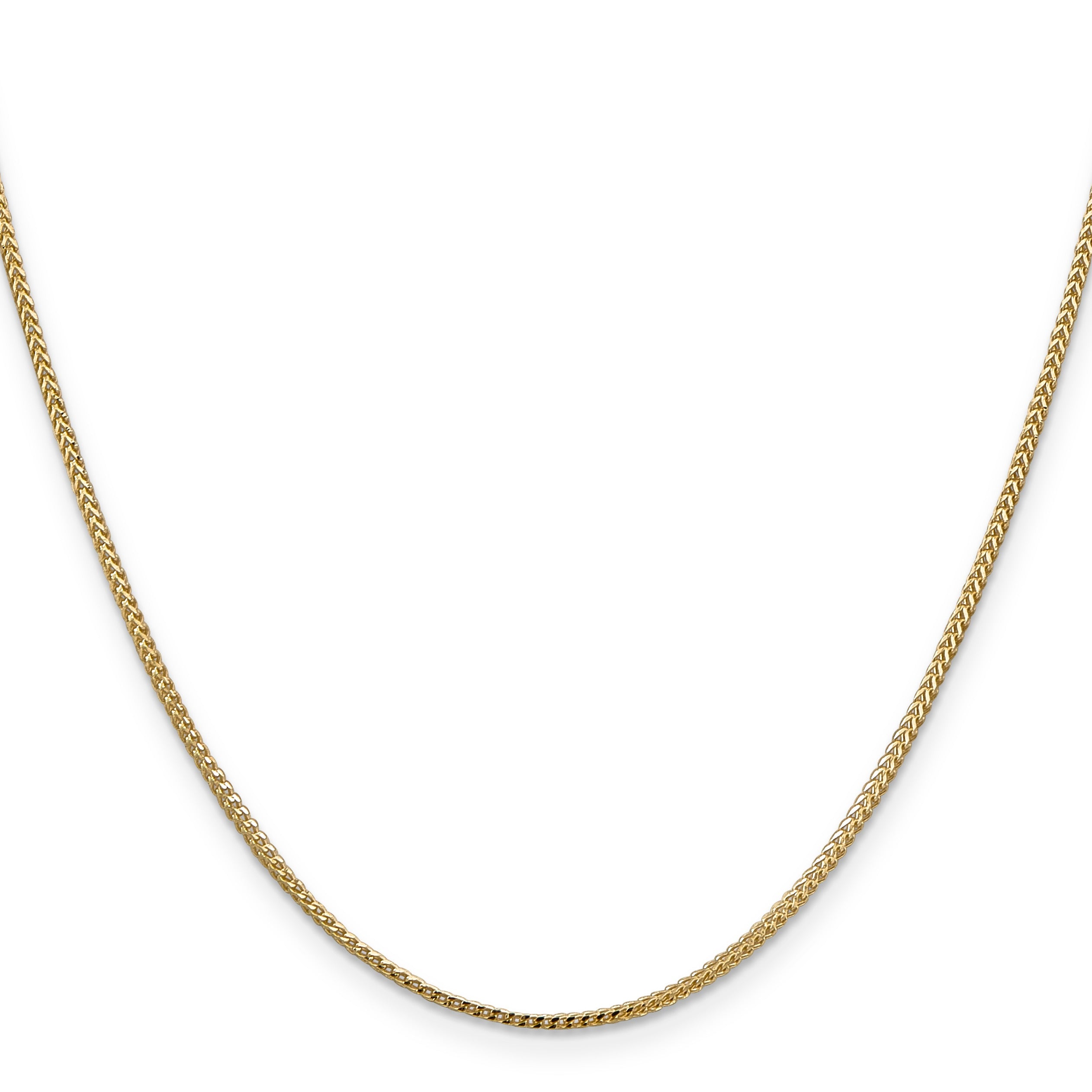 14K Yellow Gold 1.1 mm Franco Chain
