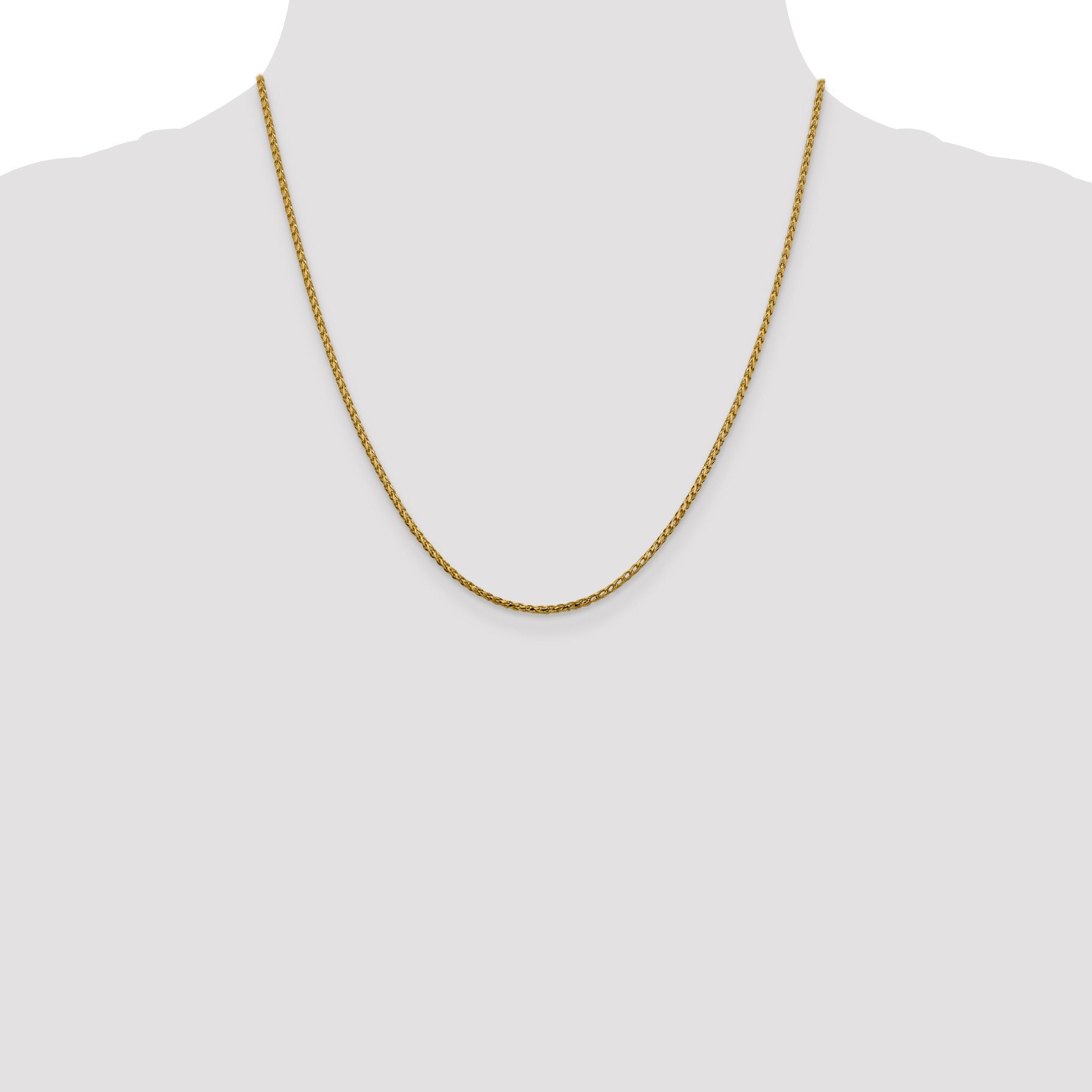20-inch 14K Yellow Gold Open Franco Chain