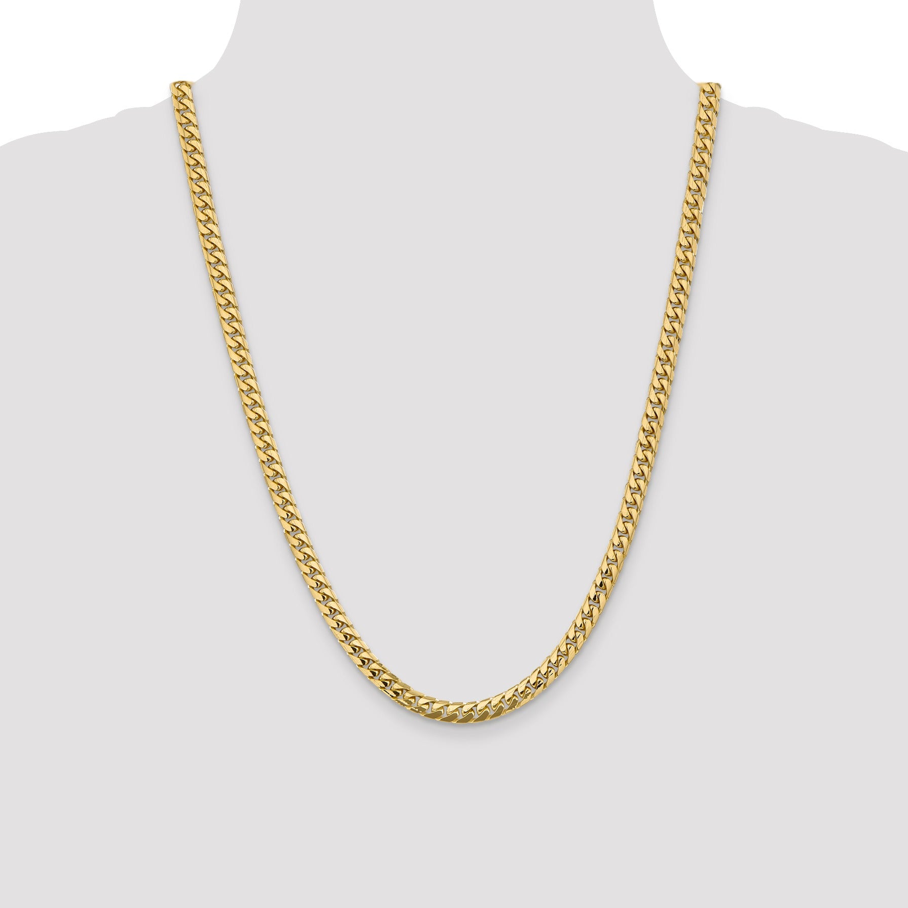 14k Gold  Miami Cuban 24 inch Chain Necklace