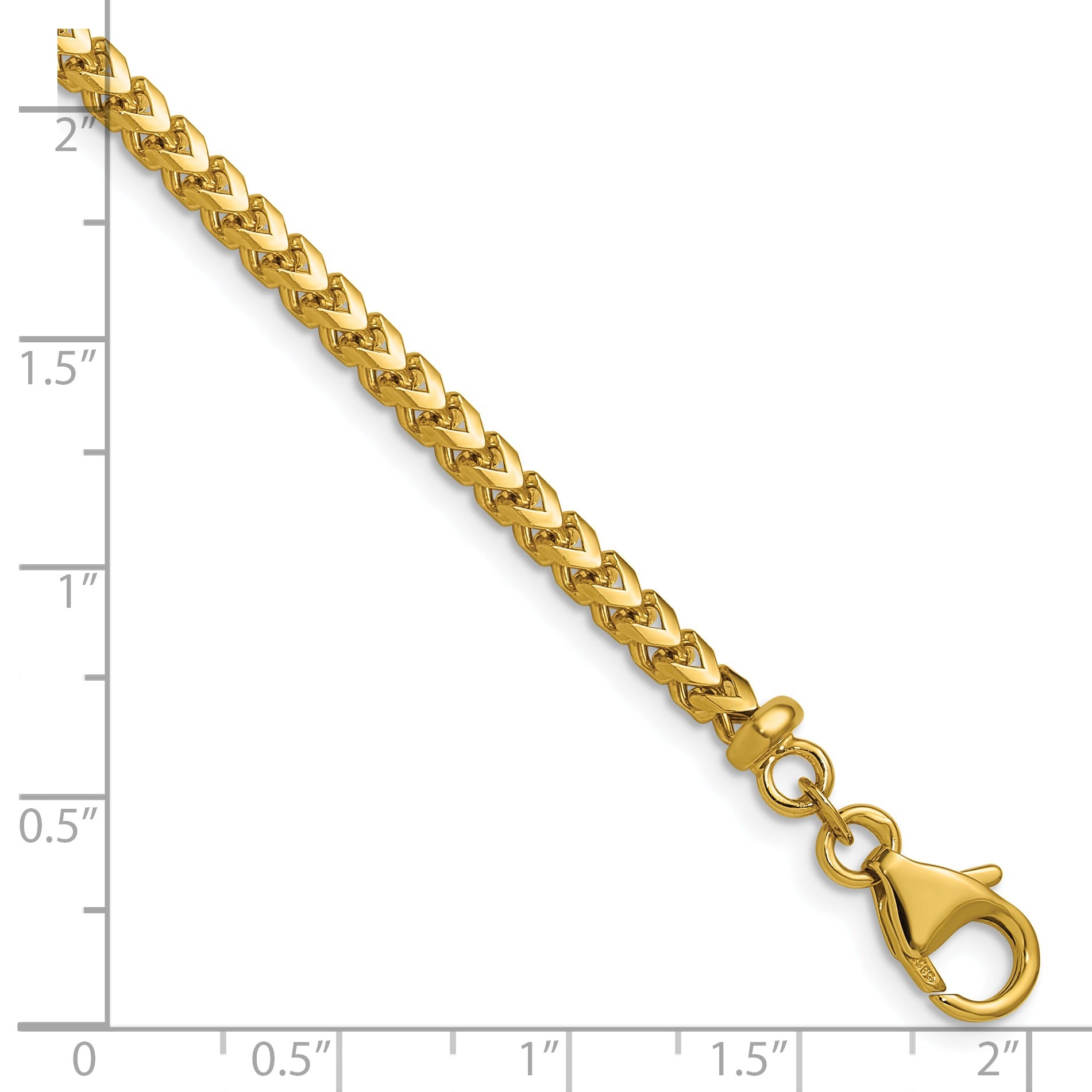 14K Yellow Gold Franco Chain 24-inch