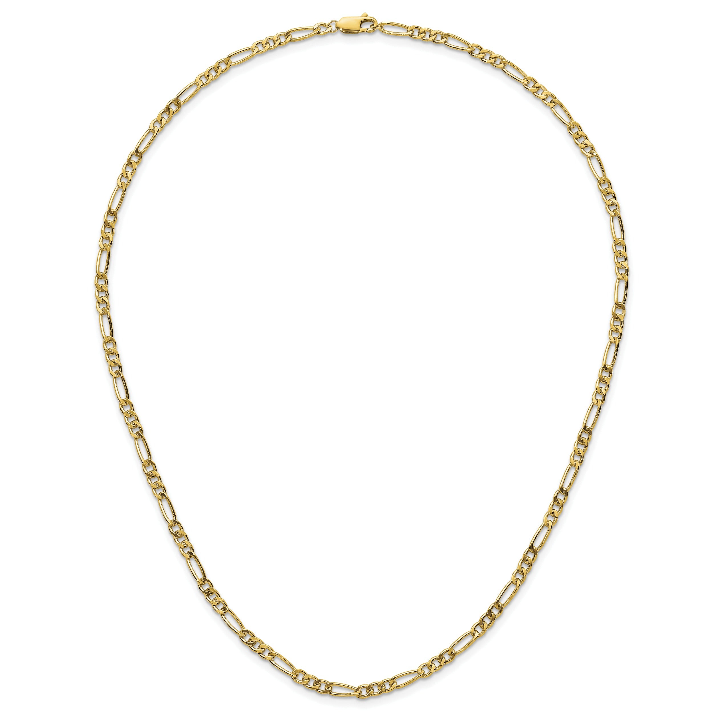 1/20 14K Yellow Gold Filled Figaro Chain