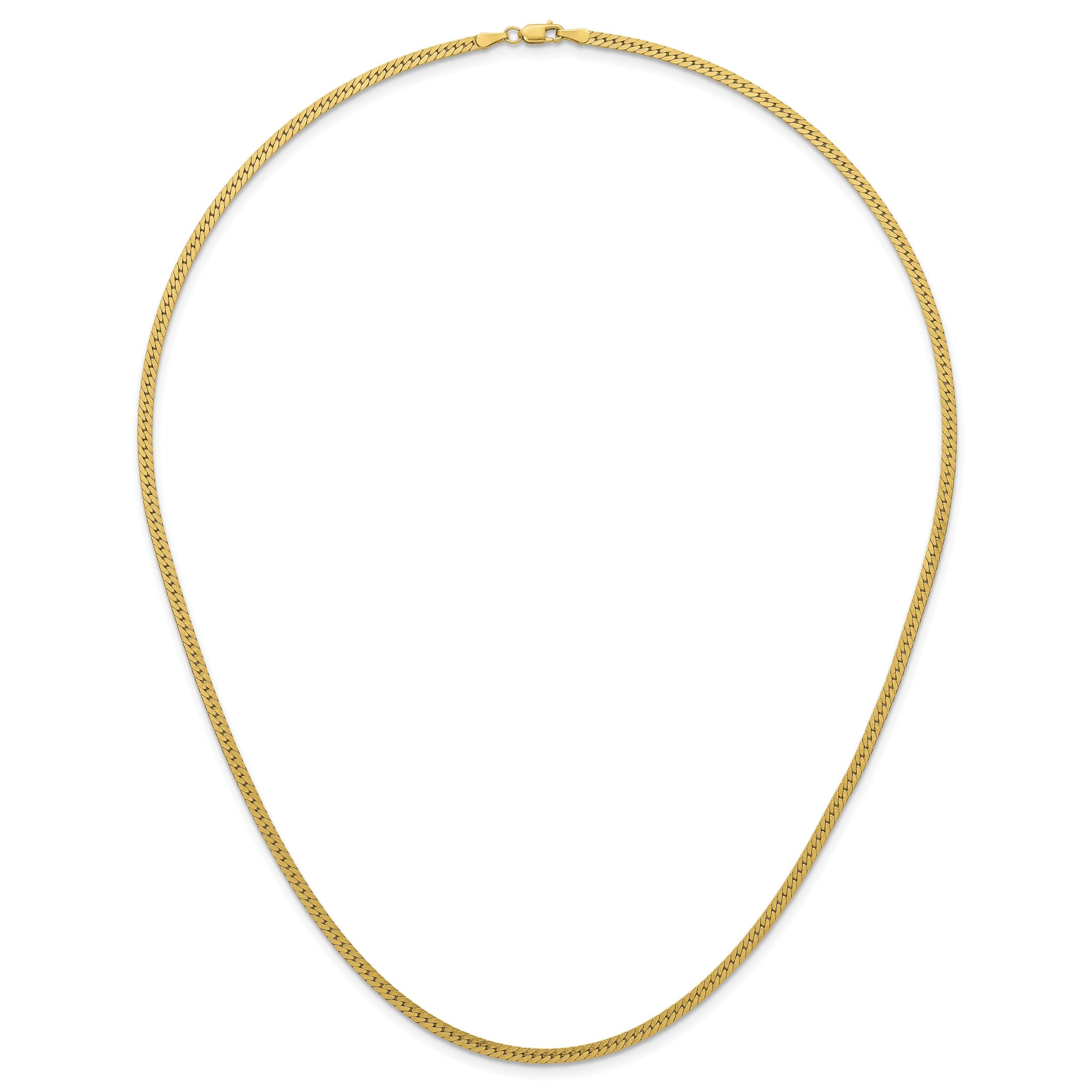 14K Yellow Gold Filled Herringbone Chain