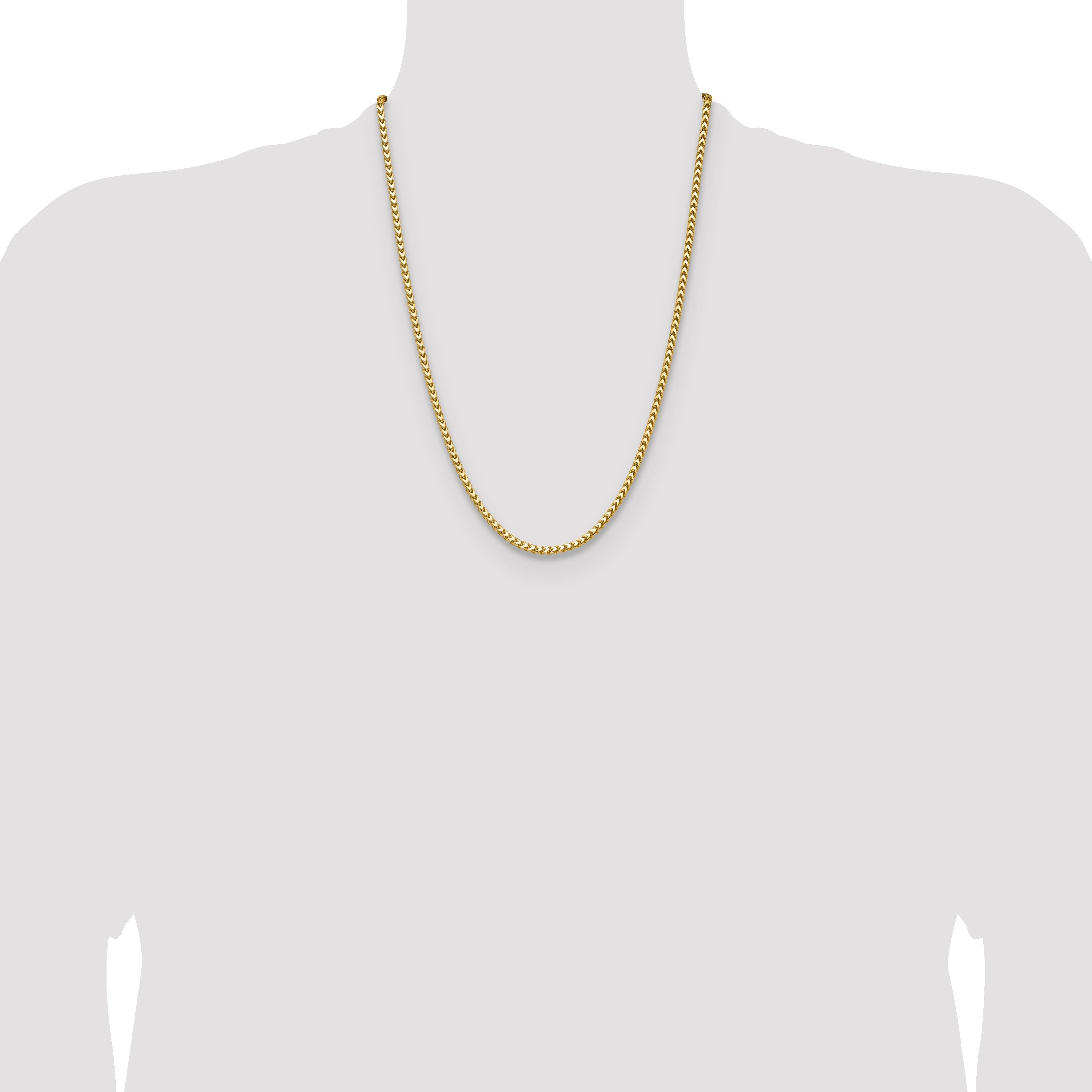 14K Yellow Gold Franco Chain 24-inch