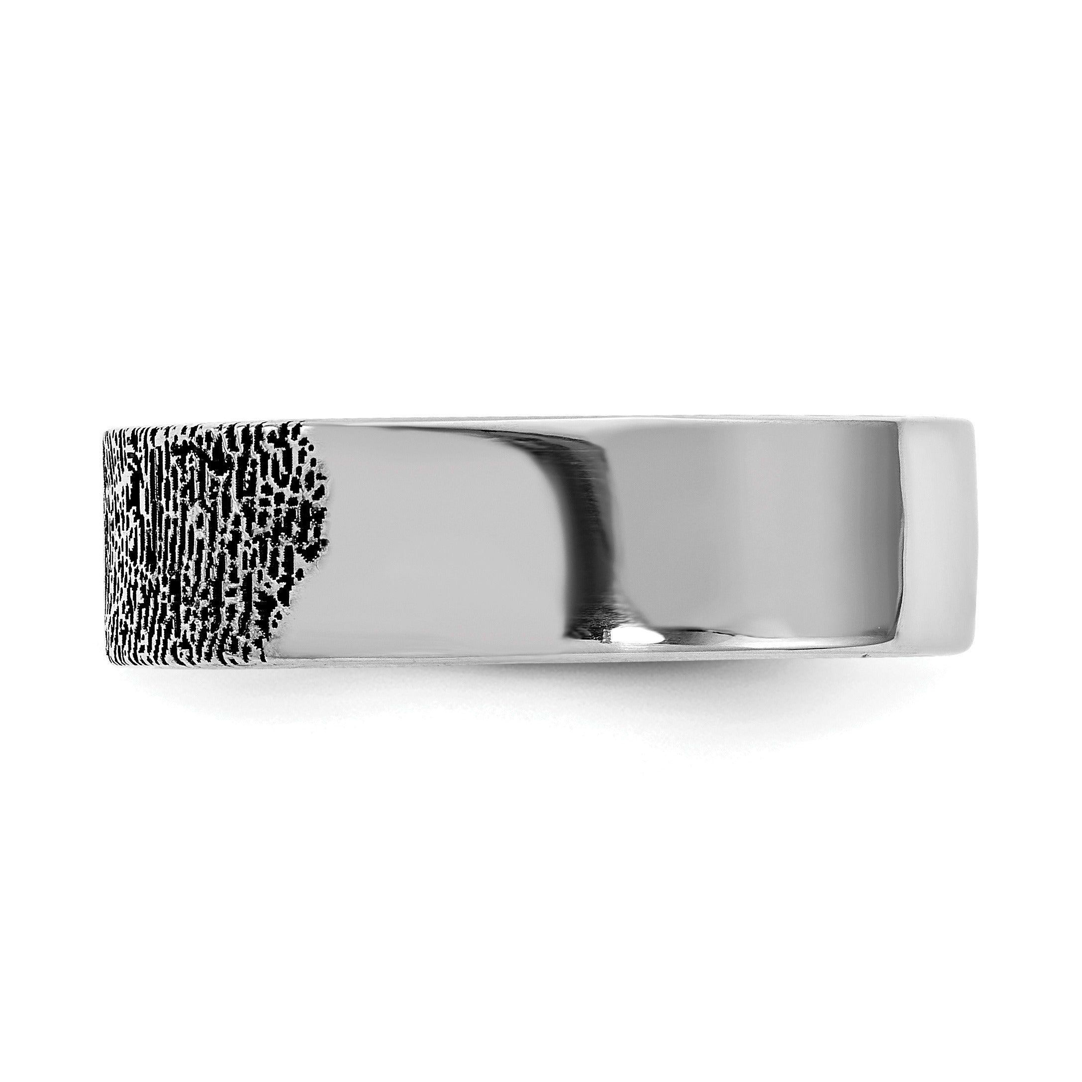 Gold Fingerprint Band