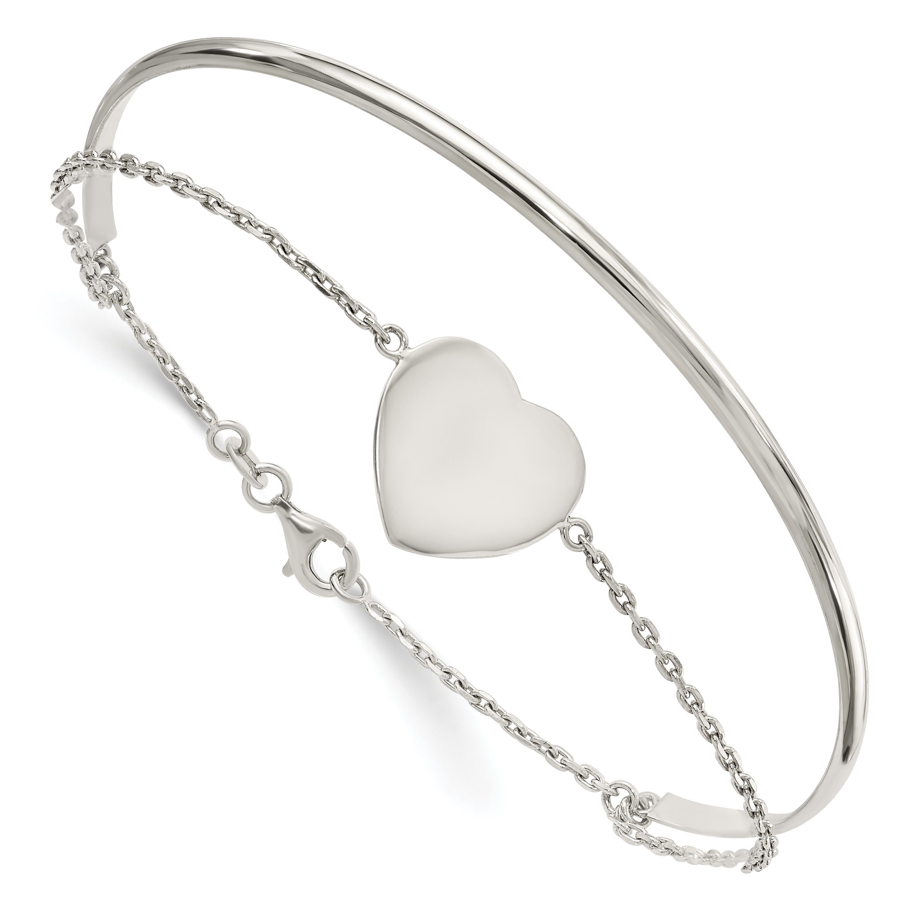 Sterling Silver Heart Bracelet