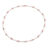 Genuine Morganite By The Yard Necklace