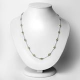 Genuine Peridot By The Yard Necklace