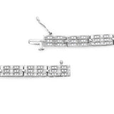 Genuine White Diamond Tennis Bracelet