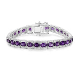 Purple Amethyst Tennis Bracelet