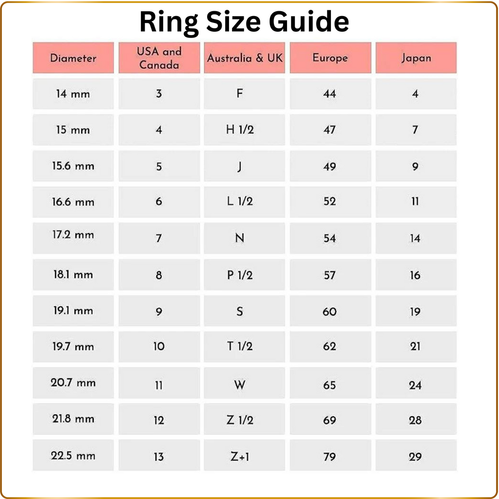 Garnet Dual Stone Trillon Ring