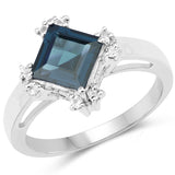 London blue topaz Cocktail Ring