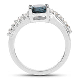 London Blue Topaz Engagement Ring