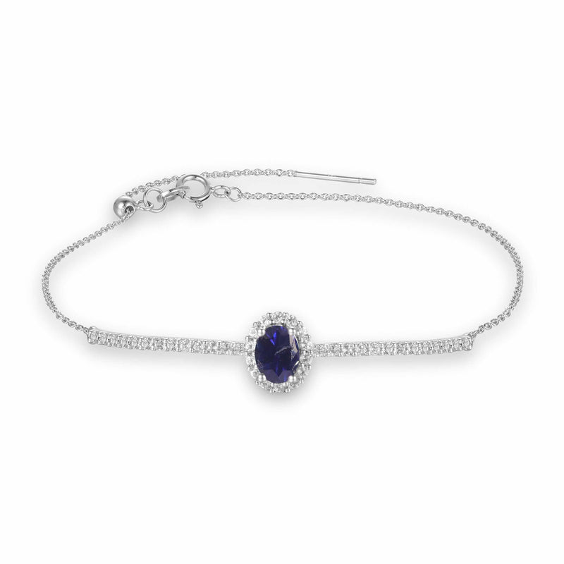 Buy Sapphire Bracelets Online | Exquisite Blue Sapphire Bracelet