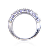 blue gemstone rings, stackable ring design for women, affordable ring design