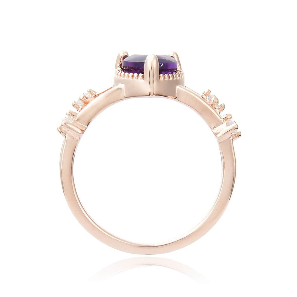 0.50 Carat Princess Diamond Halo Engagement Ring – LeGassick Jewellery