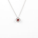 Ruby Dancing Necklace - FineColorJewels