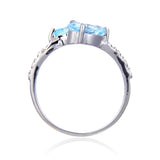 ring for women, ring for wife, topaz ring design, wedding ring design