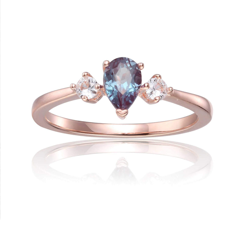 Buy Alexandrite Engagement Ring For Women | Genuine Alexandrite