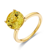 Summer's Glow Canary RingCanary Yellow Sapphire Ring  - FineColorJewels